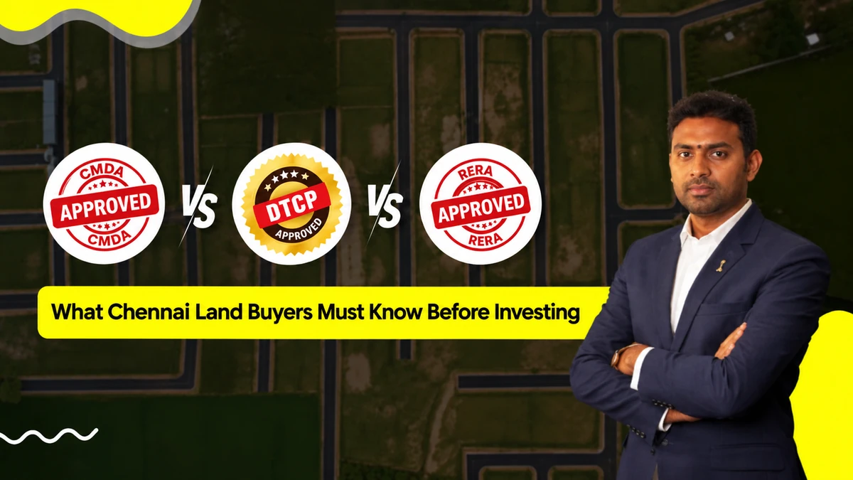 DTCP vs CMDA vs RERA: What Chennai Land Buyers Must Know Before Investing