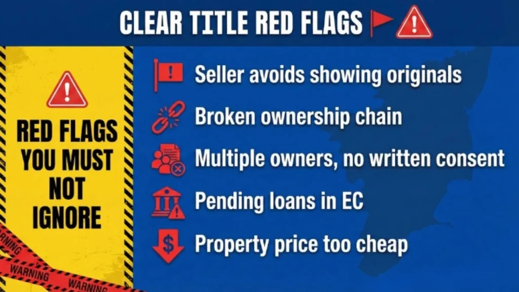 Clear Title red flags