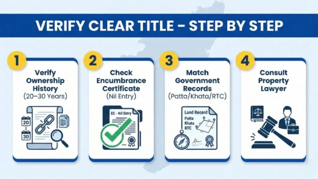 Verify Clear title-step by step
