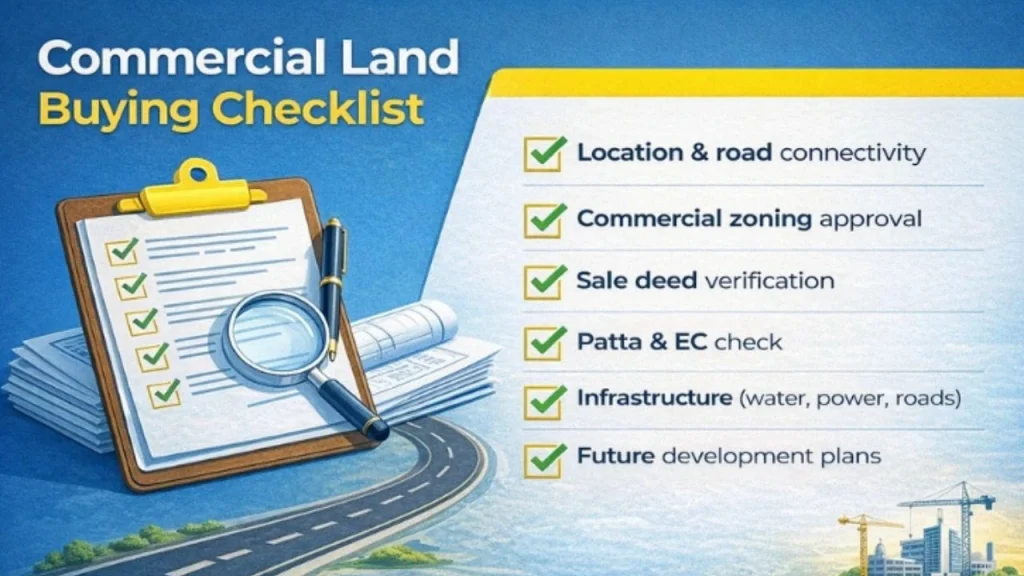 Commercial Land Buying Checklist