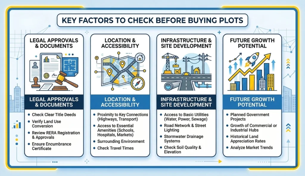 Key Factors to Check Before Buying Plots