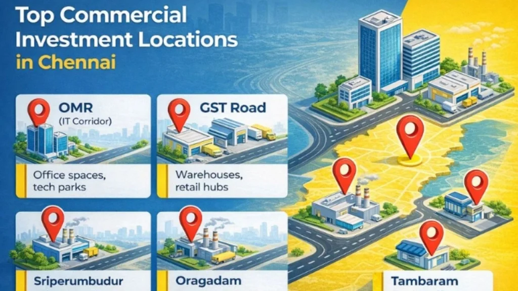 Top Commercial Investment Locations in Chennai