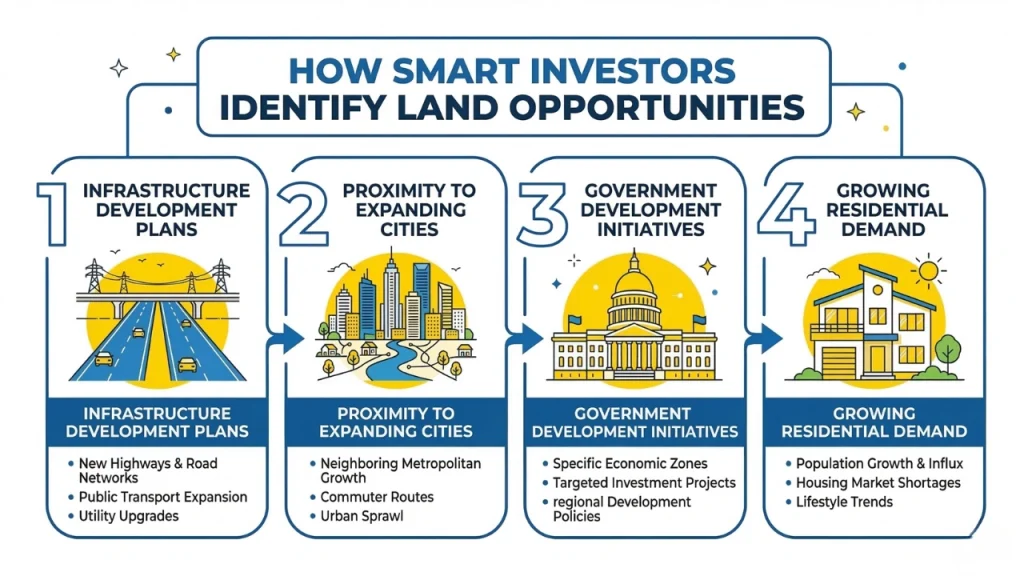 How Smart Investors identify Land opportunities