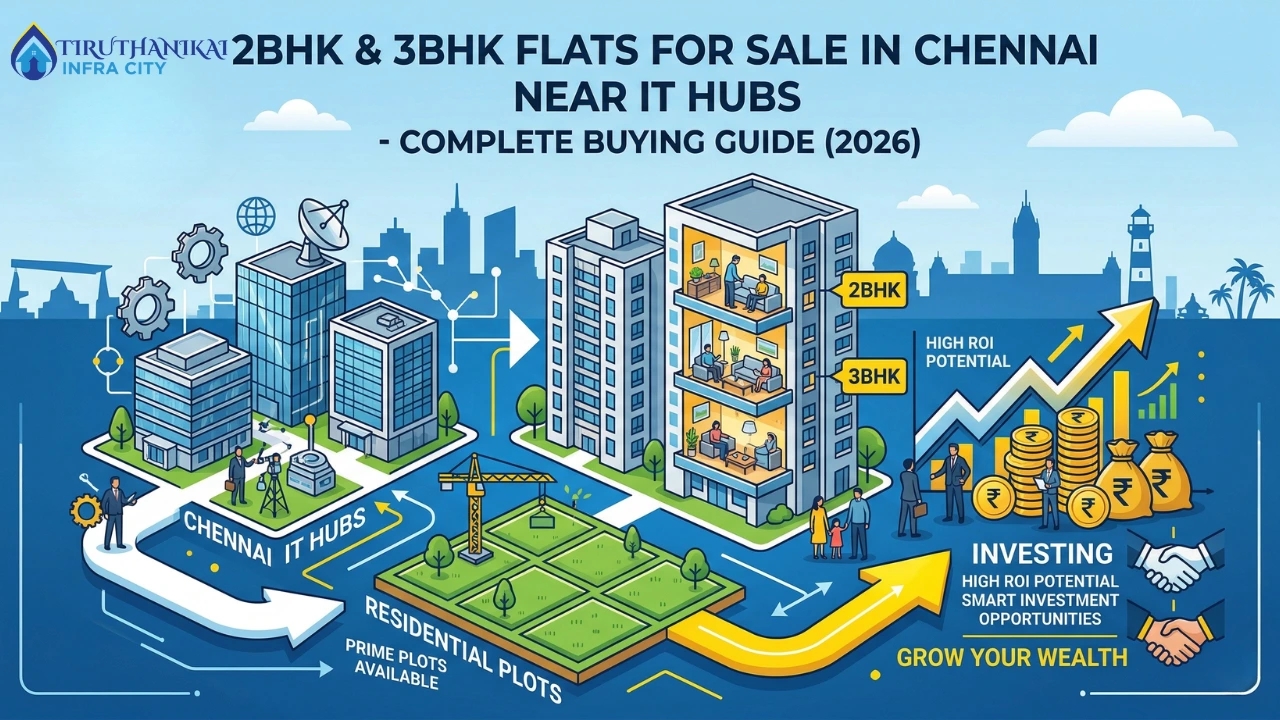 2BHK & 3BHK Flats for Sale in Chennai Near IT Hubs - Complete Buying Guide (2026)
