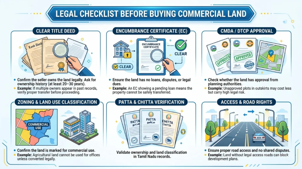 Legal Checklist Before Buying Commercial Land