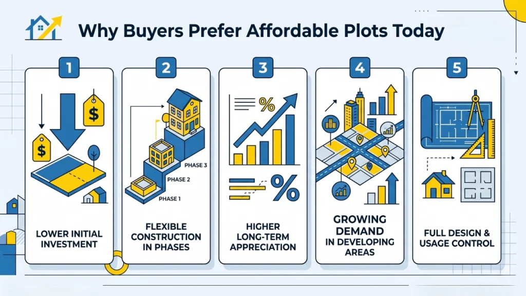 Why Buyers prefer Affordable Plots Today