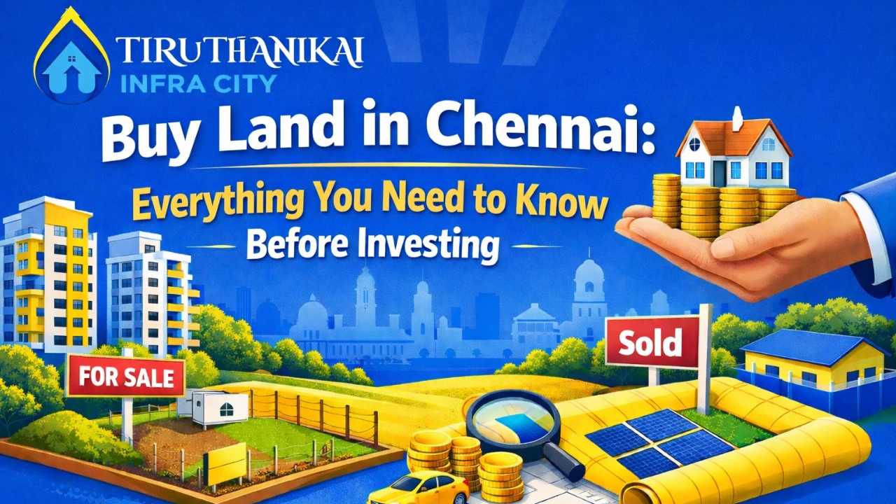 this image contains buy land in chennai