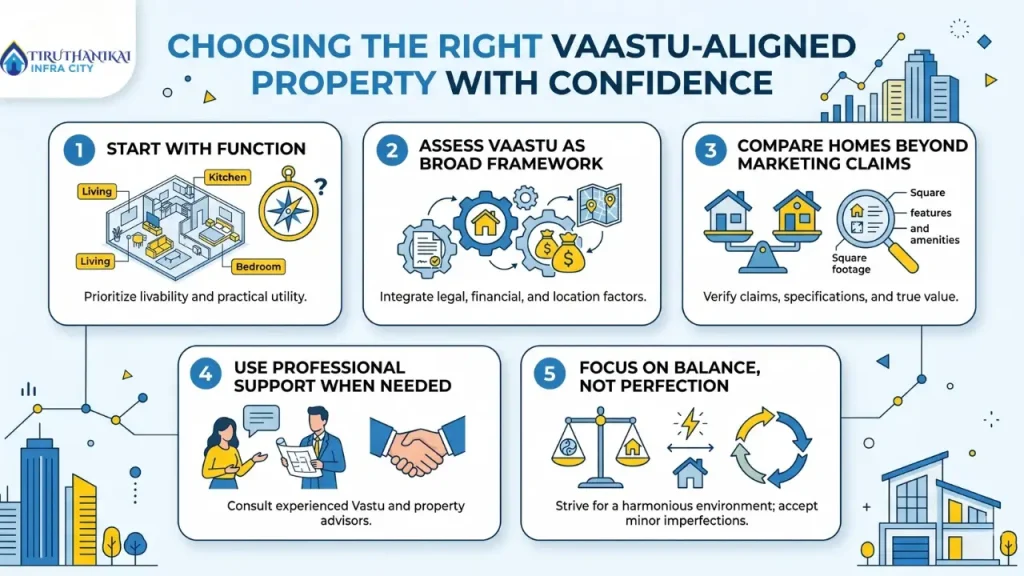 Choosing the right vaastu aligned property with confidence