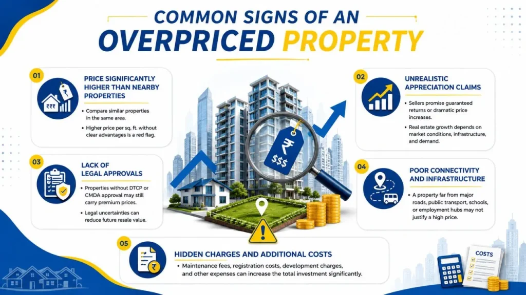 Common Signs of an overpriced Property