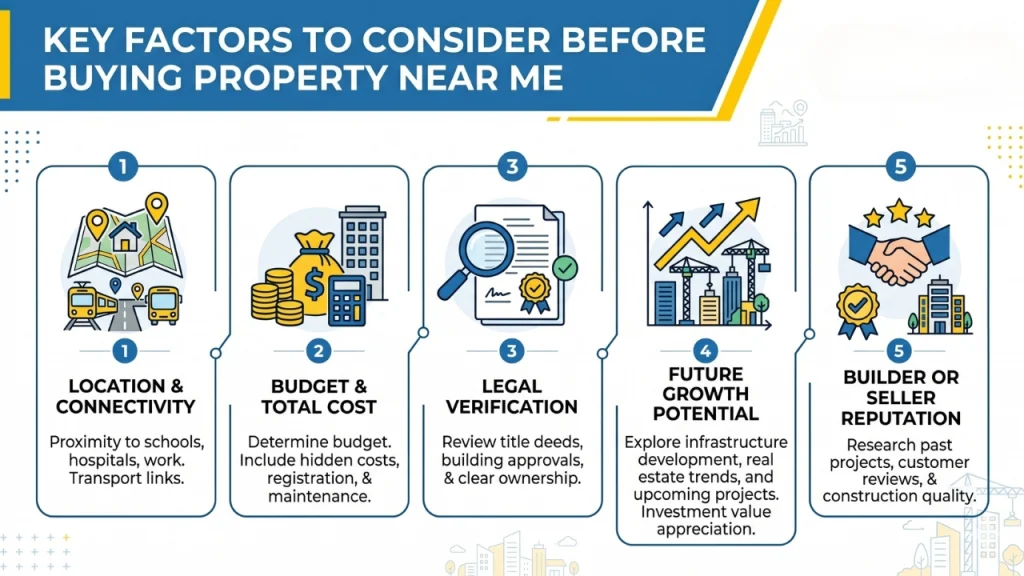 Key Factors to Consider Before Buying Property Near Me