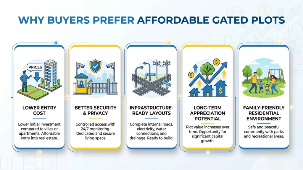 Why Buyers Prefer Affordable Gated Plots