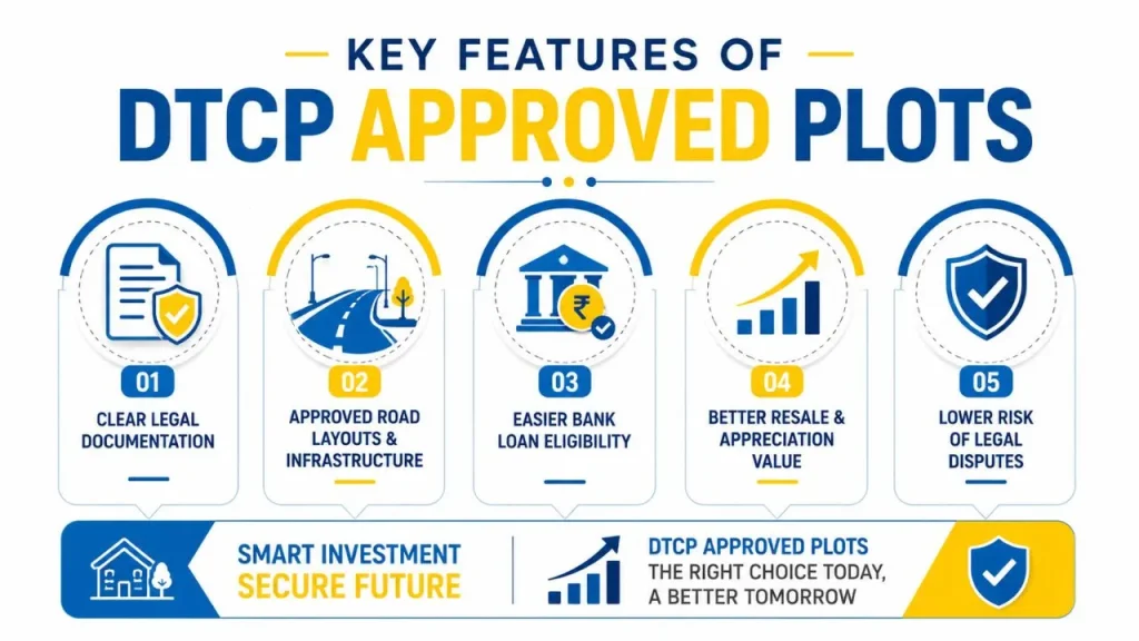 key features of DTCp Approved Plots