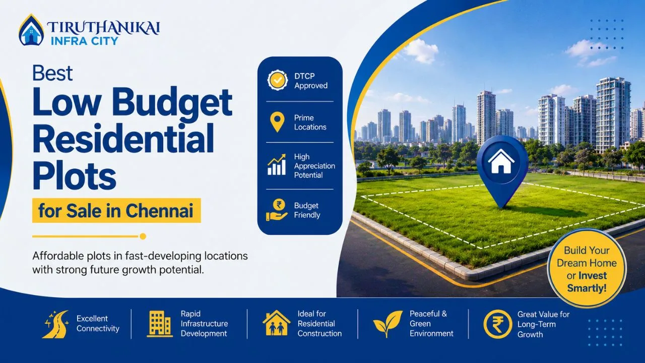 Best Low Budget Residential Plots for Sale in Chennai