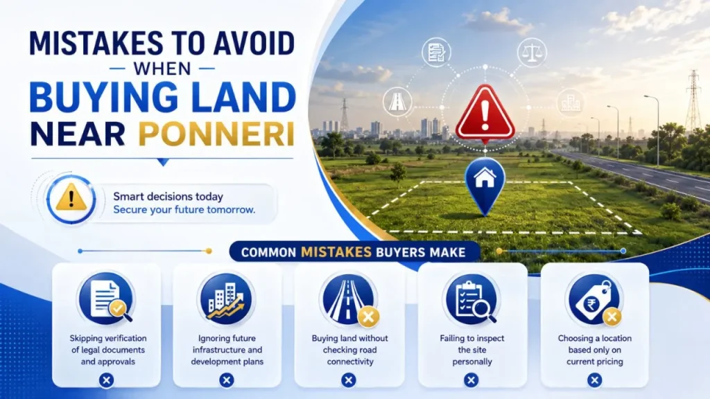 Common Mistakes to Avoid When Buying Land Near Ponneri