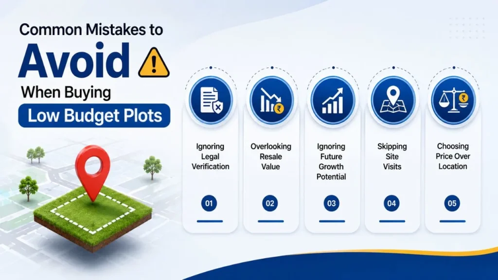 Common mistake to avoid when buying low budget plots