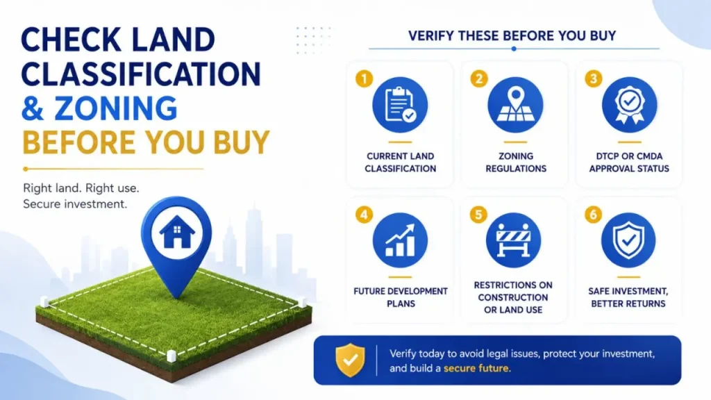 Confirm Land Classification and Zoning Regulations