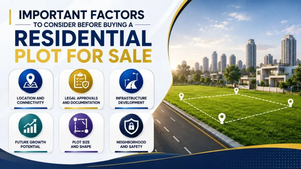 Important factors to consider before buying a residential plot for sale