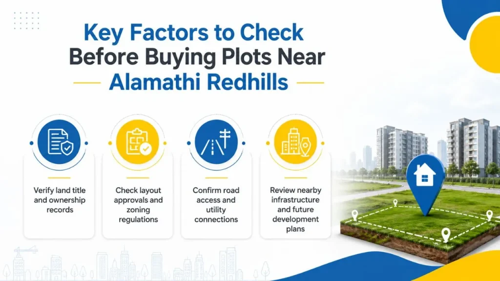 Key Factors to Check Before Buying Plots Near Alamathi Redhills