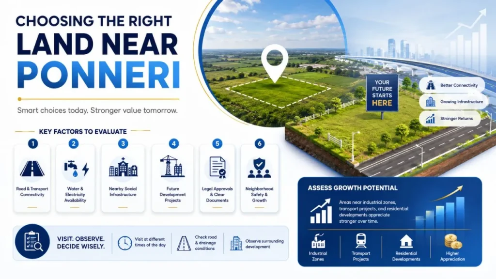Key Factors to Check Before Choosing Land Near Ponneri