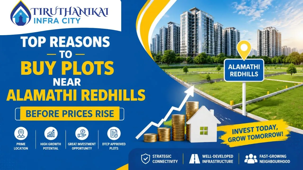 Top Reason to buy plots near alamathi redhills