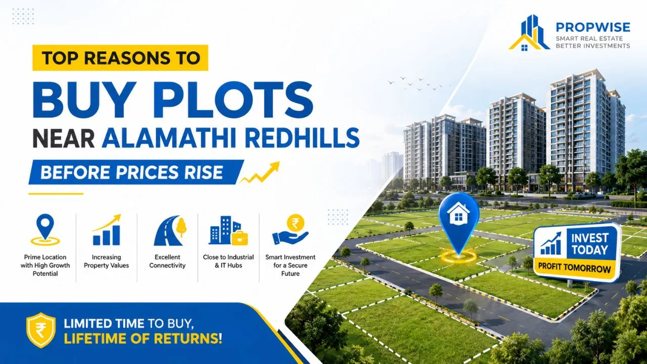 Top Reasons to Buy Plots Near Alamathi Redhills Before Prices Rise