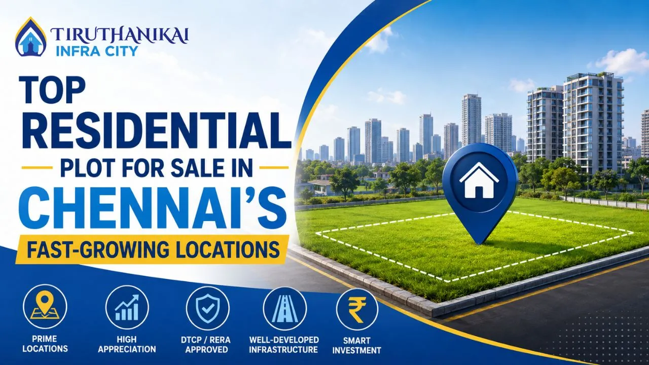 Top residential Plots for Sale in Chennai