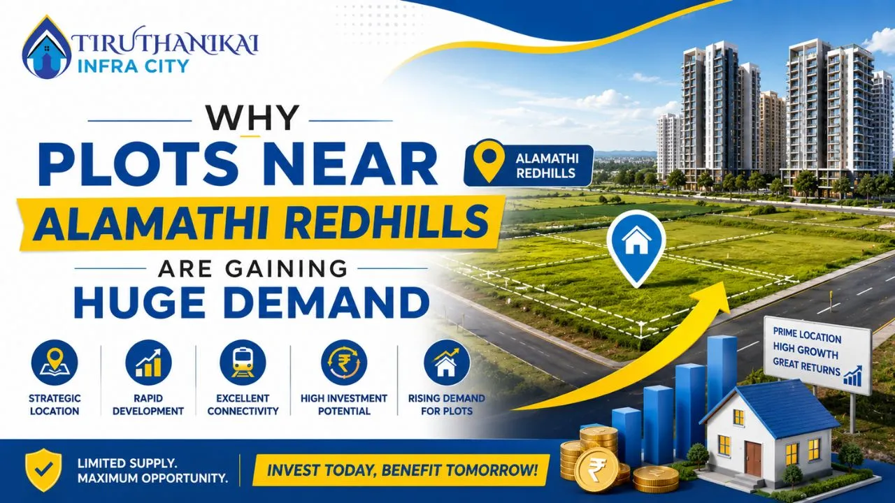 Why Plots Near Alamathi Redhills are Gaining Huge Demand