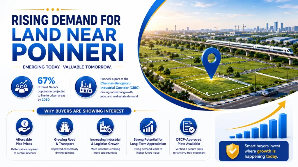 Why Land Near Ponneri Is Gaining Attention Among Investors and Homebuyers