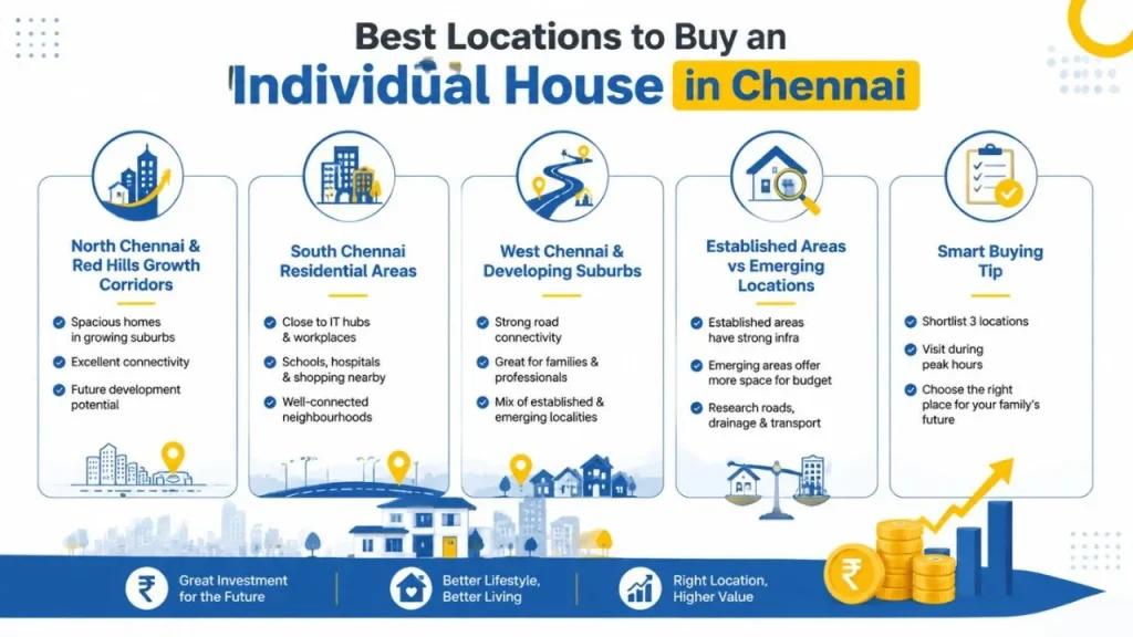 Best Locations to Buy an Individual House in Chennai