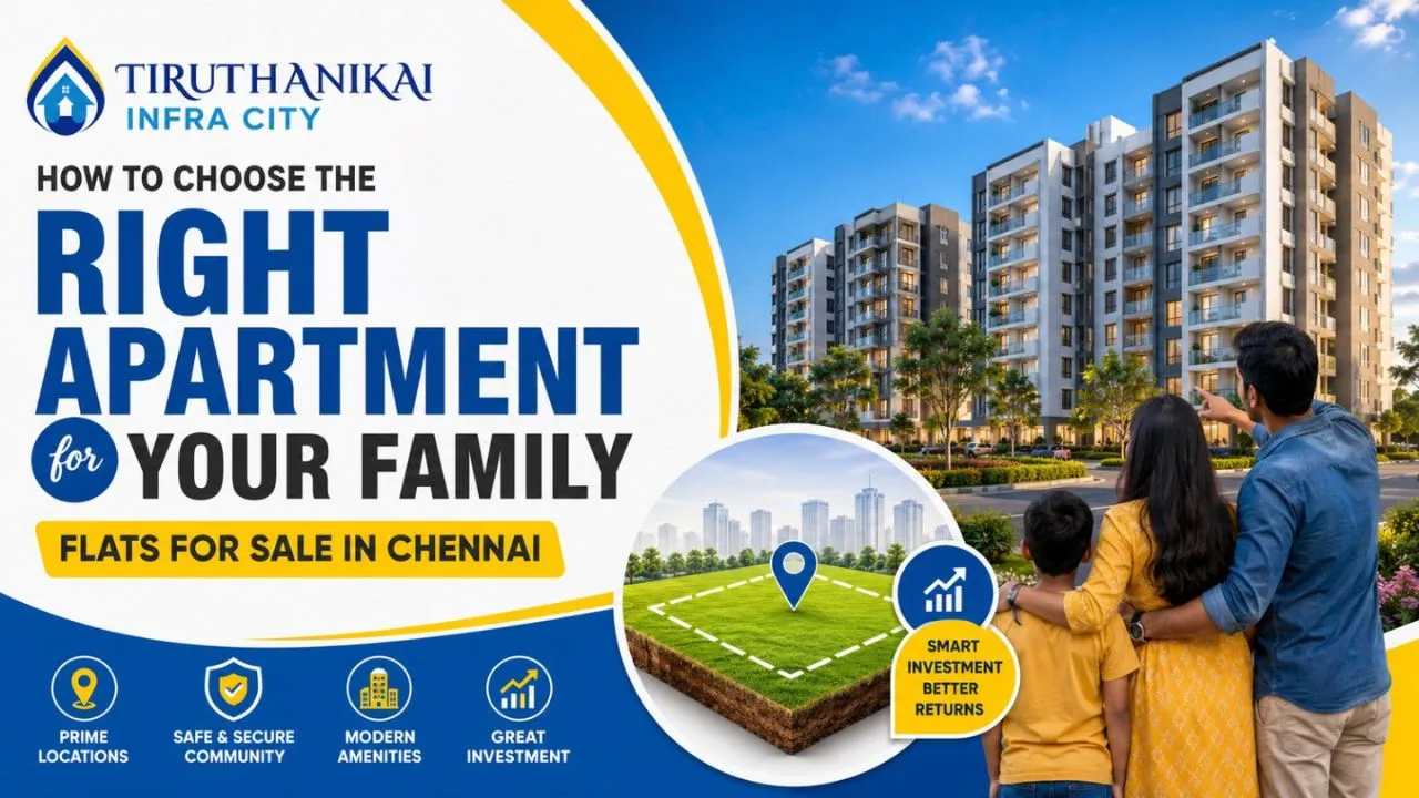 How to Choose the Right Apartment for Your Family Flats for Sale in Chennai