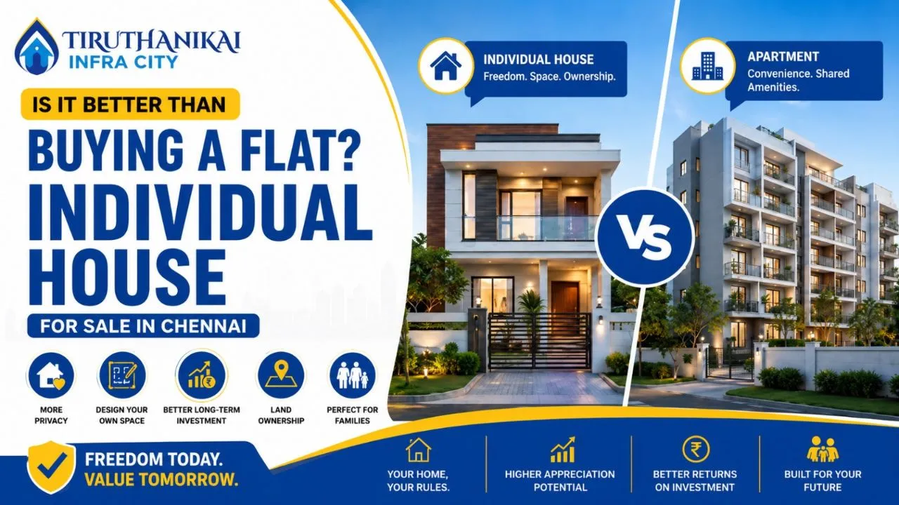 Is It Better Than Buying a FlatIndividual House for Sale in Chennai