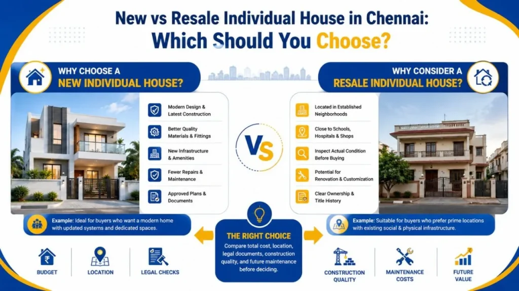 New vs Resale Individual House in Chennai Which Should You Choose