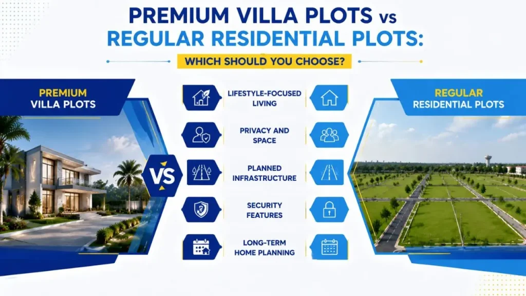 Premium Villa Plots vs Regular Residential Plots: Key Differences