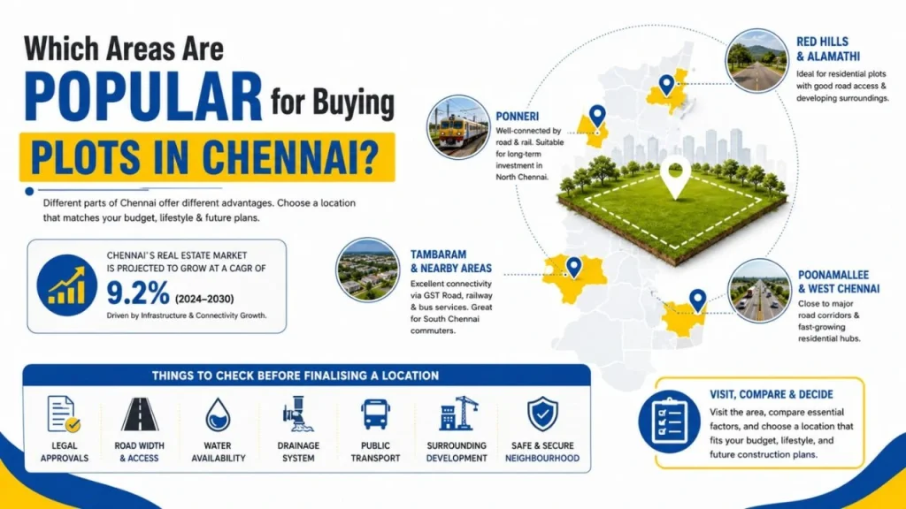Which Areas Are Popular for Buying Plots in Chennai
