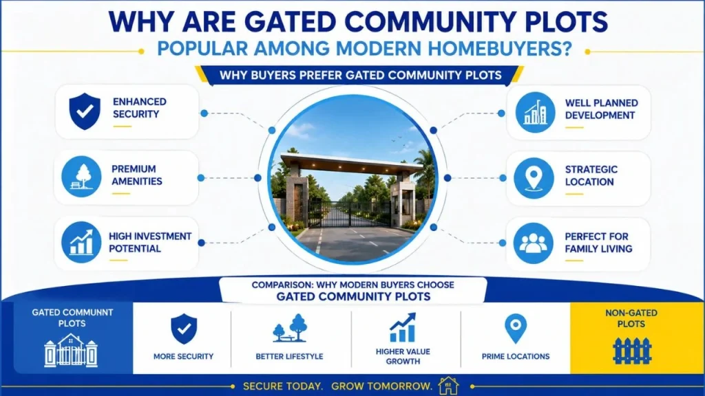 Why Are Gated Community Plots Popular Among Modern Homebuyers?