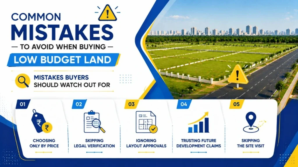 common mistakes to avoid when buying low budget land