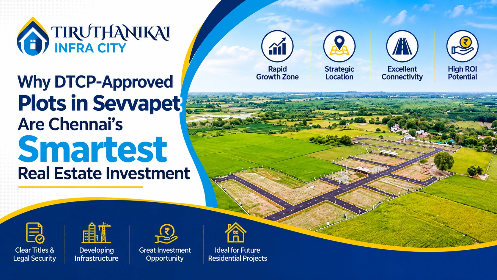 DTCP Approved Plots in Sevvapet Annai Gomathi Nagar Tiruthanikai Infra City