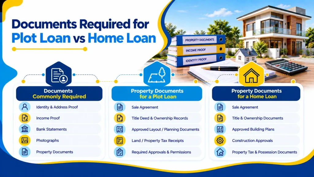 Plot Loan vs Home Loan: What Property Buyers Need to Know