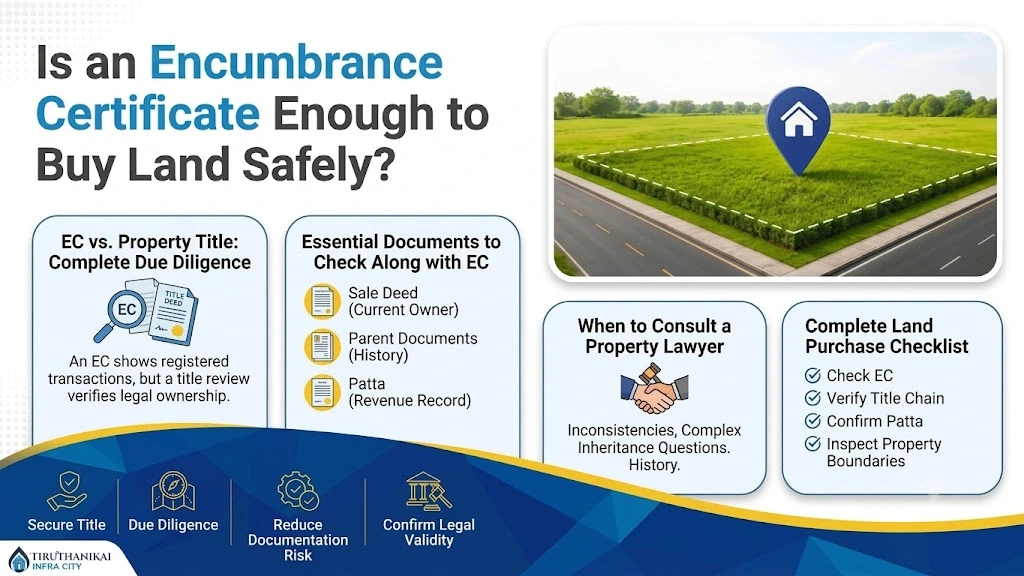 Encumbrance Certificate Explained: How to Check an EC Before Buying Land in Tamil Nadu