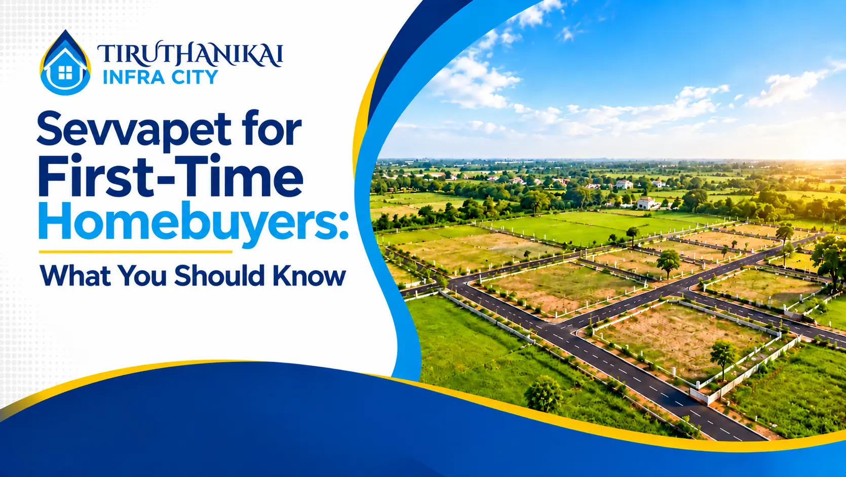 Sevvapet residential plots and key considerations for first-time homebuyers.